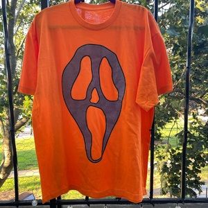 Scream Men’s Orange T-shirt XL